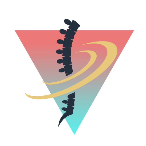 Graphic of a spine representing chiropractic adjustments in Lima, Ohio at Lima Area Spine + Sport